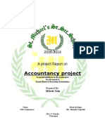 Accountancy Project: A Project Report On