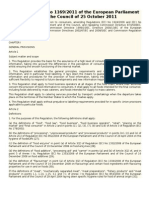 Regulation 1169 - 2011 on Labelling of Food