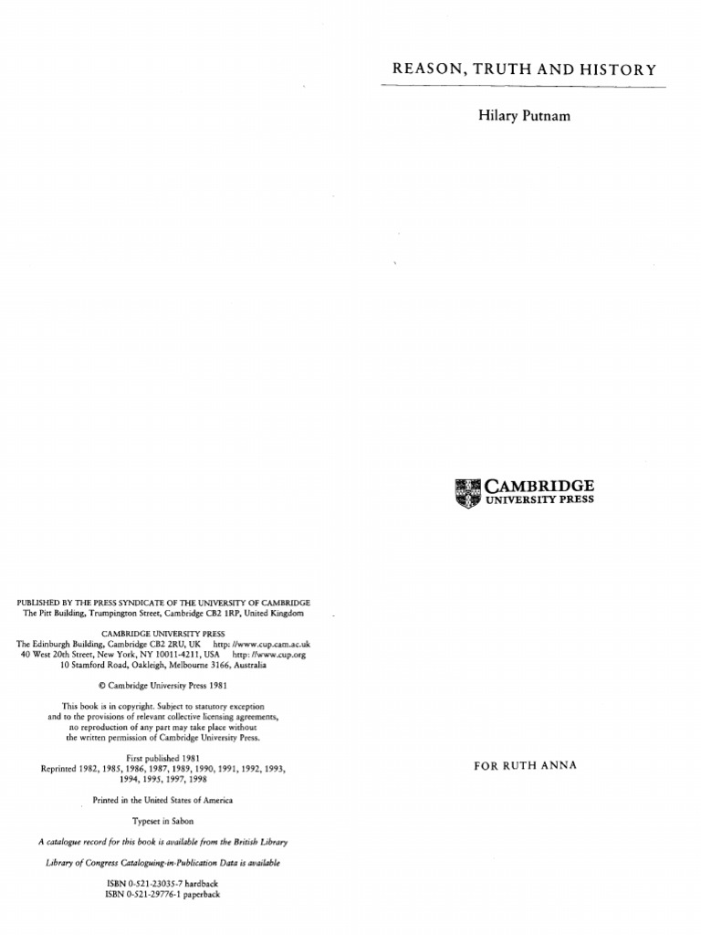 洋書 Reason, Truth and History 51ORy-TunPL._AC_UF1000,