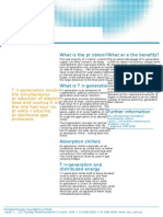 MEFL Fact Sheet - Trigeneration