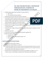 1 - Passing Criteria, Promotion Rule, SEMESTER MODE - UG