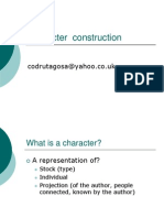 Character Construction: Codrutagosa@yahoo - Co.uk