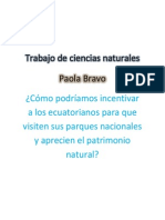 Trabajo de Ciencias Naturales