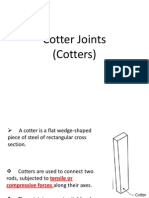 Cotter Joints