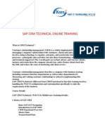 Sap CRM Technical Online Training