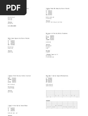 Guitar Chords Popular Music American Songs