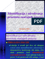 Identifikacija I Odredjivanje Prioriteta Znacajnih Procesa - Dijagram Stabla I Matricni Dijagram