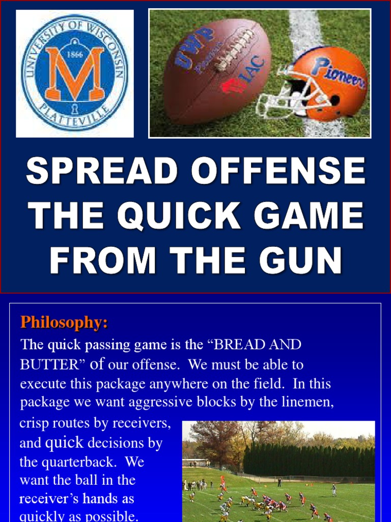 The Uw Platteville Spread Offense Coaching The Quick Passing Game