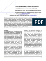 O Neoconstitucionalismo Na América-Latina - Analisando A Experiência Das Emendas Constitucionais No Brasil