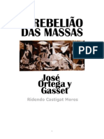 A Rebelião das Massas - Ortega Y Gasset