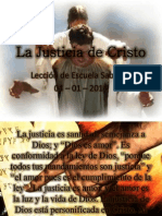 Lección 1 - La Justicia de Cristo