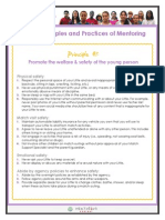 Principle #1:: Ethical Principles and Practices of Mentoring