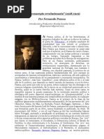 "El Preconcepto Revolucionario" (1918-1919) Por Fernando Pessoa Introducción y Traducción: Nicolás González Varela