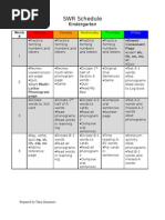 Download SWR Schedule Kindergarten-Updated by Taira SN19429948 doc pdf