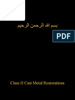 7-Class II Cast Metal Restorations