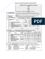 Certificate Course Architechtural Draughtsman