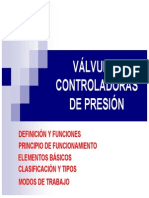 Valvulas Controladoras de Presion Definicion y Funciones en Español