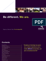 Ashridge MBA Brochure 2012-13 Brochure