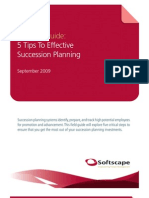 HR Field Guide: 5 Tips To Effective Succession Planning