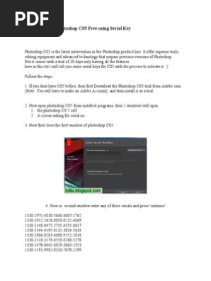 Adobe Cs5 Activation Key