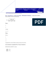 Ultrasonic Formula: Shear Wave Velocity Velocity