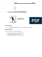 Unit 5: Correlation and Regression