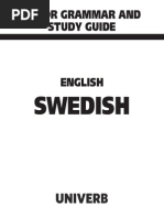 Swedish: Minor Grammar and Study Guide