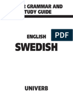 Swedish: Minor Grammar and Study Guide
