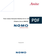 Nemo Analyze Server Administration Guide - Windows Server 2008 R2