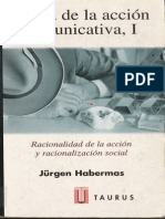 7006894 Habermas Jurgen Teoria de La Accion Comunicativa I