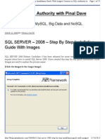 SQL 2008 Server Installation Guide