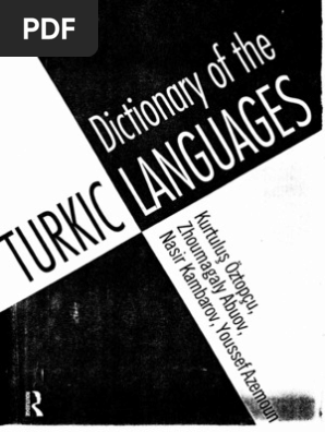 Indian Sex Video West Indies Talakona Kichi Kichi - 37.Dictionary of the Turkic Languages | Alphabet | Adjective