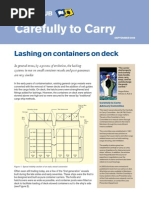 Lashing Containers On Deck