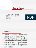 Theory of Compilation: Jlex, Cup Tools