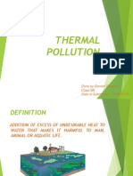 Thermal Pollution: Done by Danish Tamboli Class 9B Date of Submission:-18-NOV-13