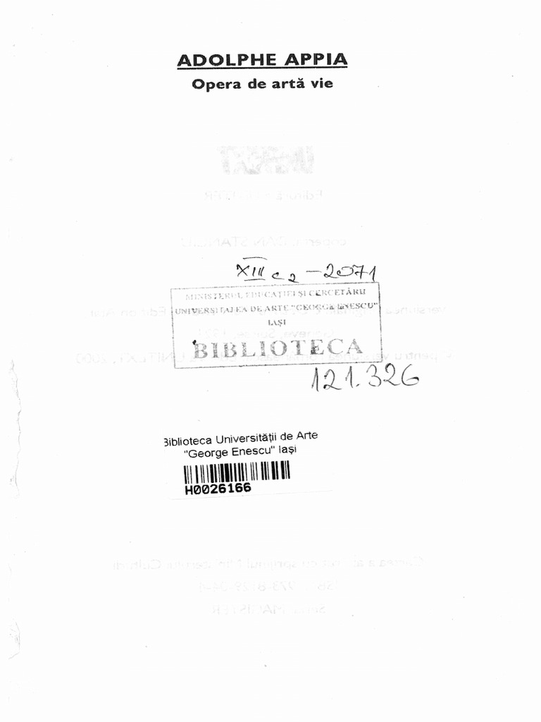 A.appia - Opera de Arta Vie | PDF