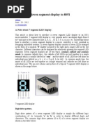 Interfacing Seven Segment Display To 8051