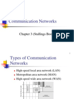 Communication Networks: Chapter 3 (Stallings Book)