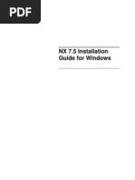 NX 7.5 Installation Guide For Windows