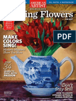 American Artist Highlights Guide To Painting Flowers