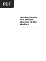 Installing Siemens PLM Software Licensing V4.0 For Windows