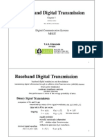 Baseband Digital Transmission Chap5 Reference Notes