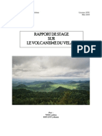 Rapport de Stage Sur Le Volcanisme D'auvergne PDF