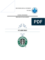 PRINCIPLE OF MANAGEMENT GROUP PROJECT Topic: Starbucks in Vietnam Case Study