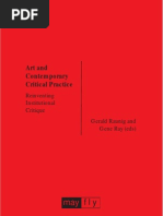 Art Contemporary Critical Practice