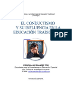 El conductismo y su influencia en la Educación Tradicional