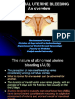 Abnormal Uterine Bleeding An Overview