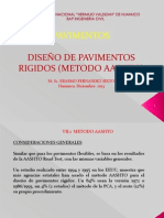 VII.1 DISEÑO DE PAVIMENTOS RIGIDOS, METODO AASHTO