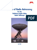 Basics of Radio Astronomy for the Goldstone-Apple Valley Radio Telescope