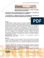 A Psiquiatria e A Medicalização Dos Anormais - o Papel Da Noção de Transtorno de Personalidade Antissocial